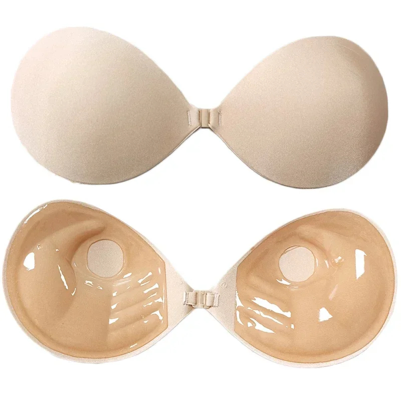 Push Up Bra Silicone - 1/2 Peças Sutiã Invisível Adesivo para