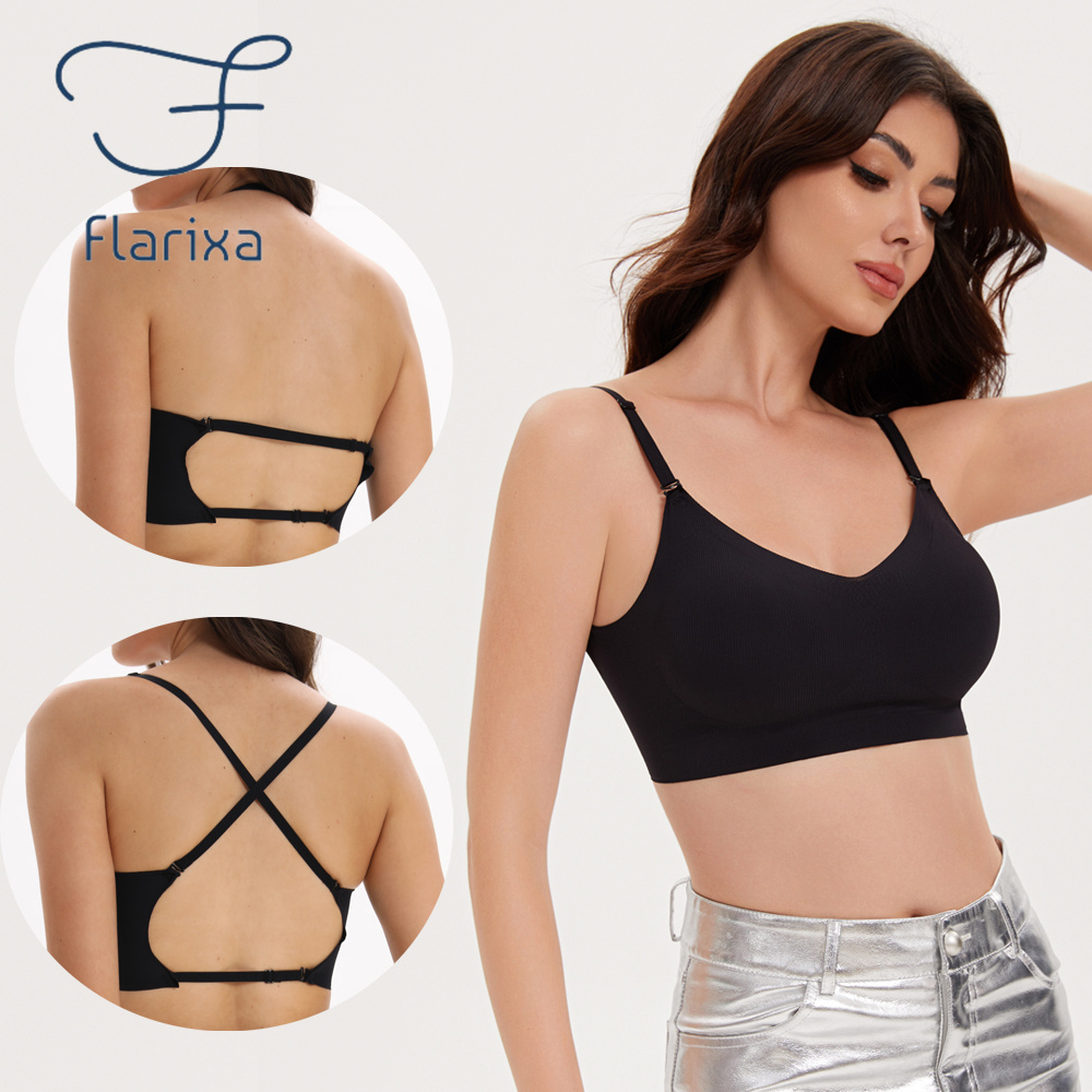 Convertible Bra Multiway - Flarixa-Seamless Low Back Bra, Suporte Multiway