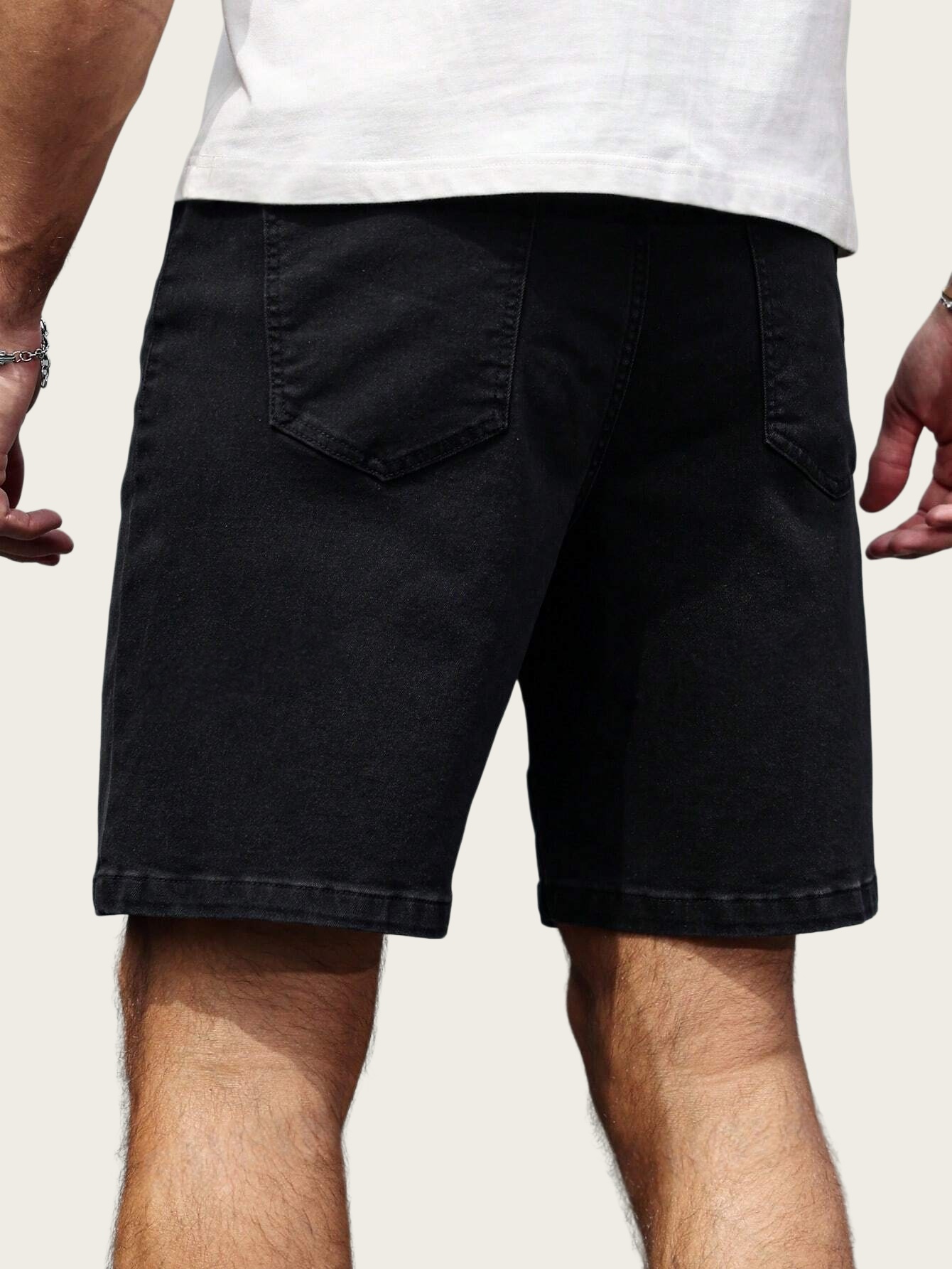 Bermudas Jeans Slim Pretas par - Levis Jeans 501 avaliação e preço