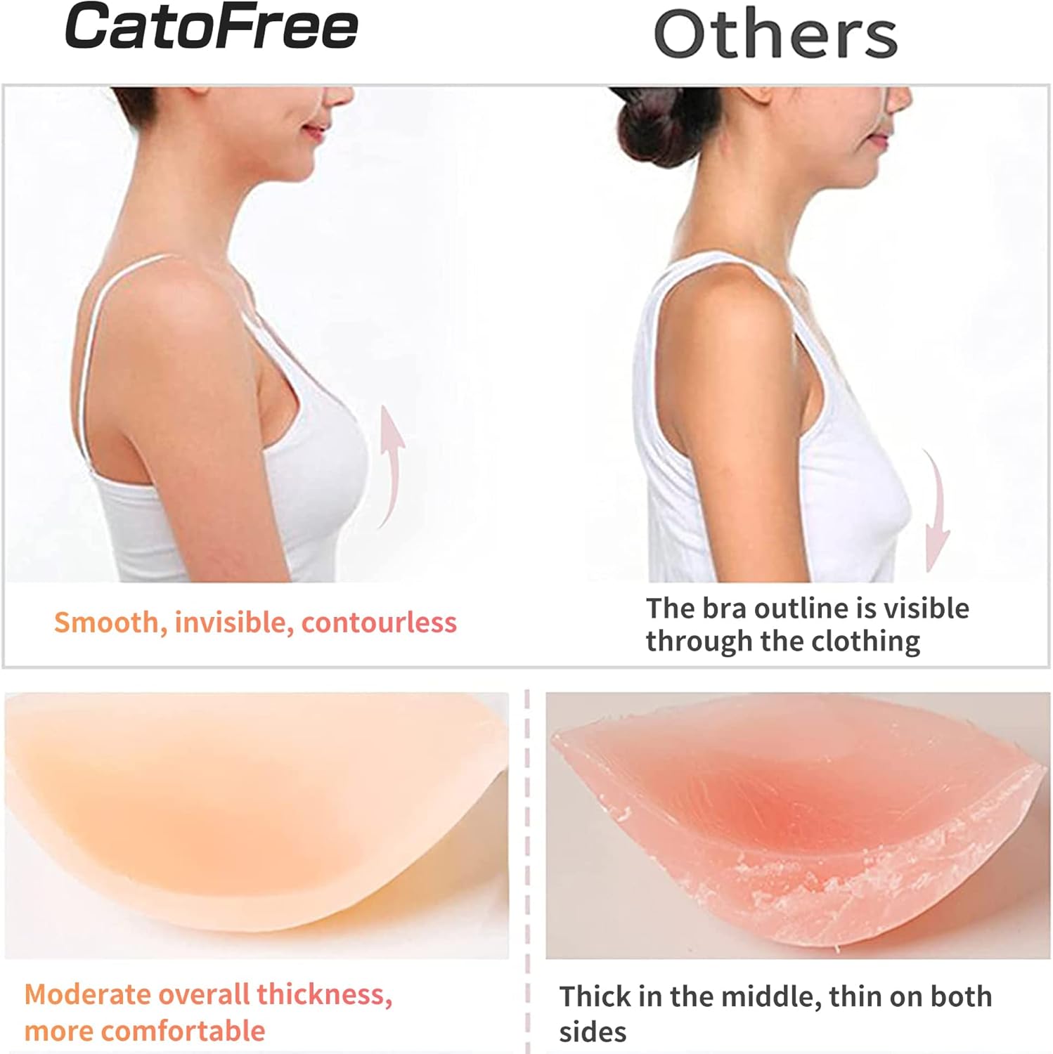 Sutiã de Silicone Sólido Sem F - Backless Bra Sticky avaliação e preço