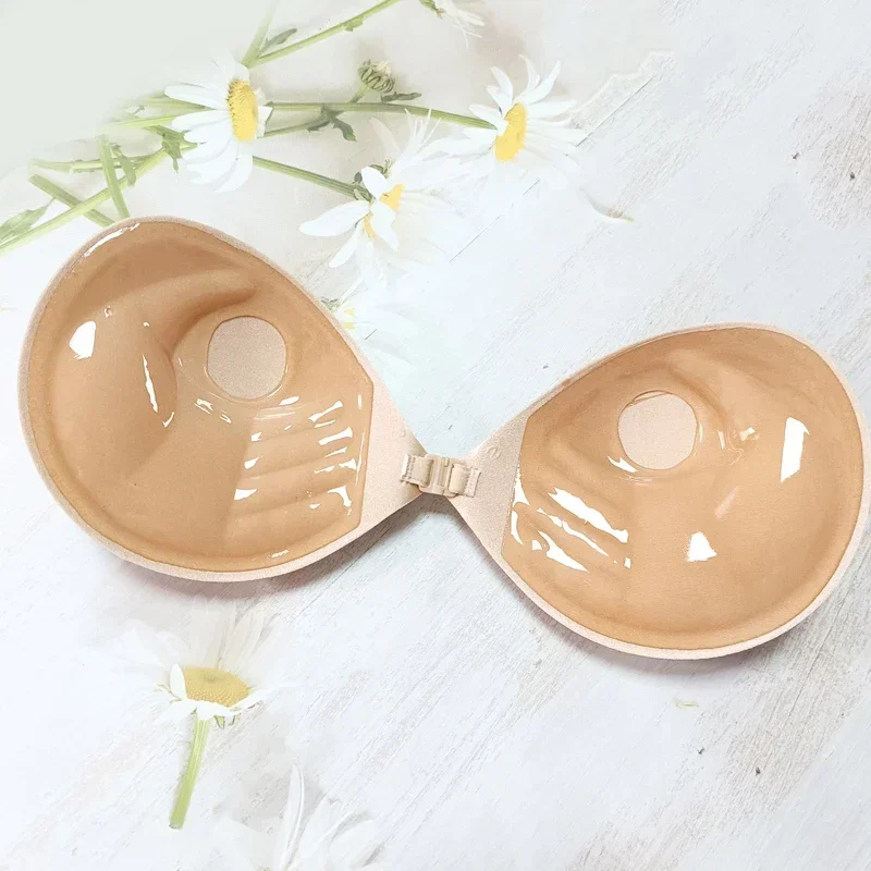 1/2 Peças Sutiã Invisível Ades - Push Up Bra Silicone avaliação e preço