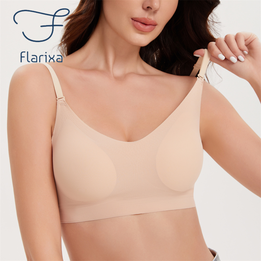 Flarixa-Seamless Low Back Bra, - Convertible Bra Multiway avaliação e preço