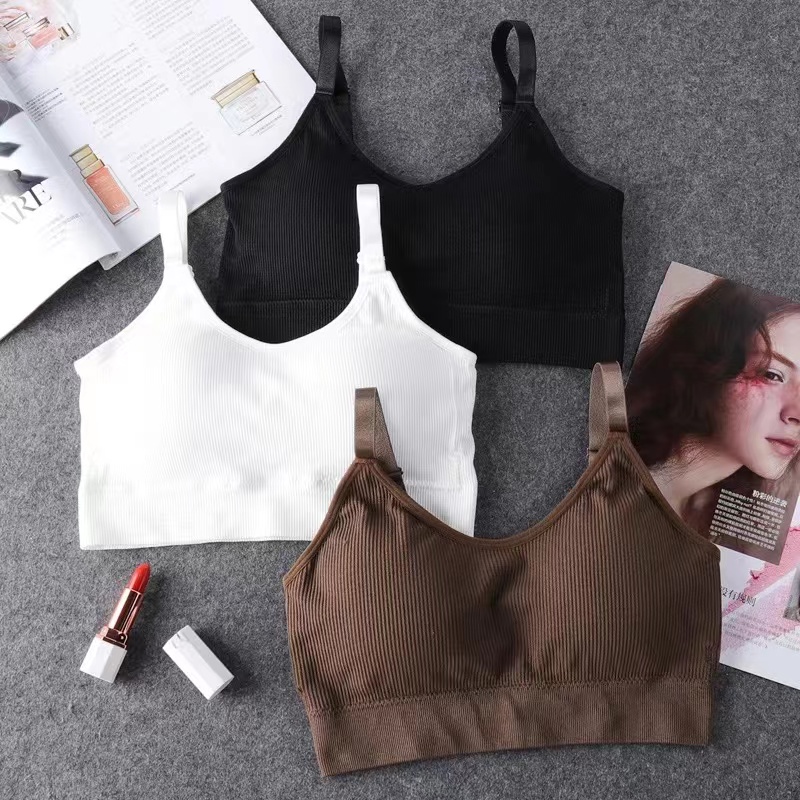Mulheres sem costura sutiã cop - Sleep Bra Bralette avaliação e preço