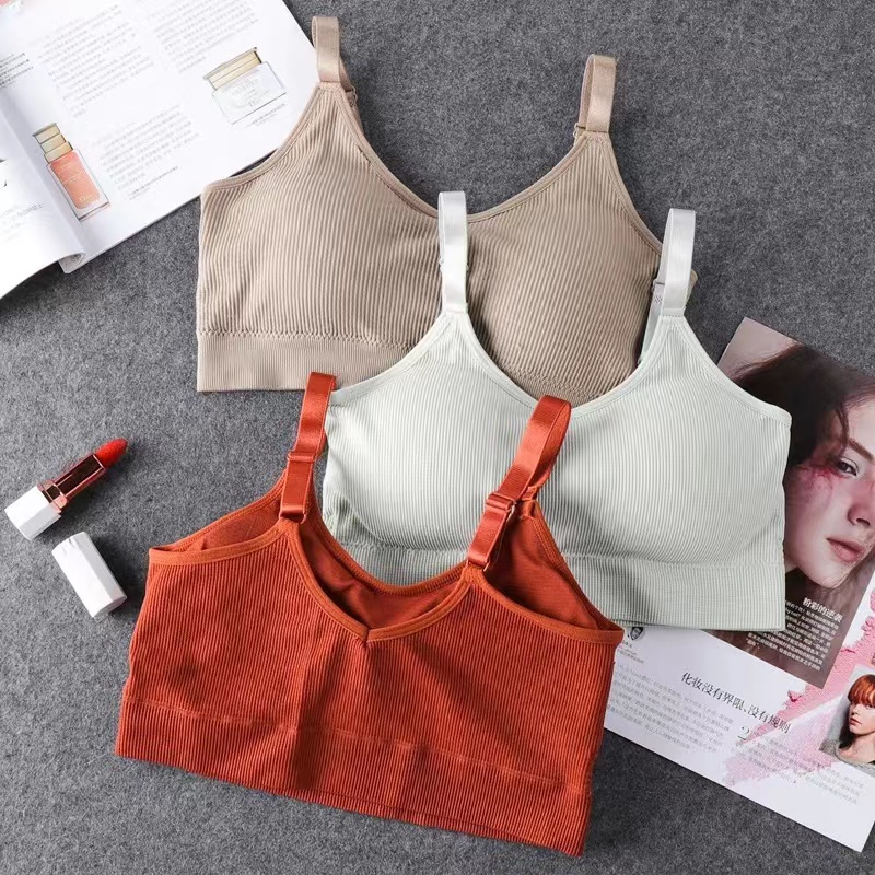 Mulheres sem costura sutiã cop - Sleep Bra Bralette avaliação e preço