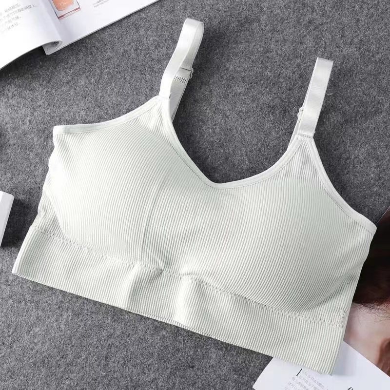 Mulheres sem costura sutiã cop - Sleep Bra Bralette avaliação e preço